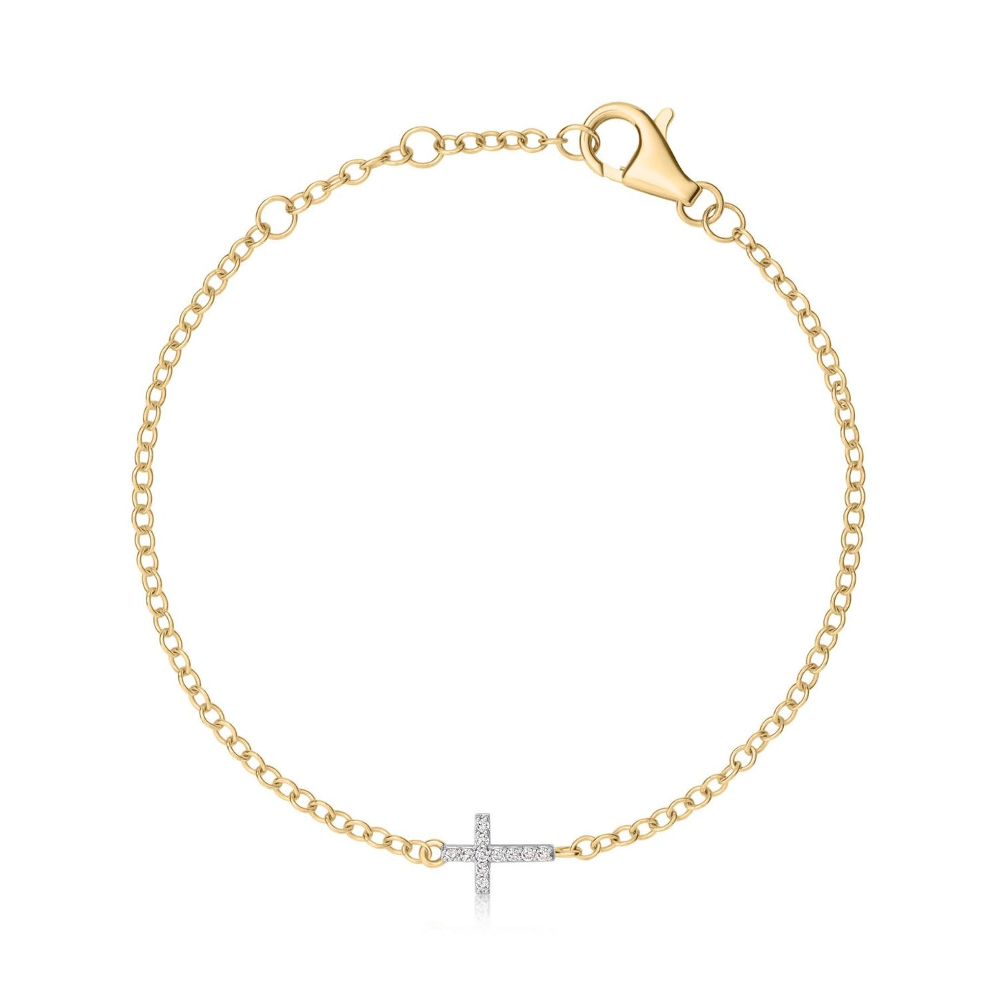 Affair Diamond Cross Chain Bracelet