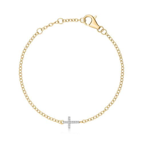 Affair Diamond Cross Chain Bracelet
