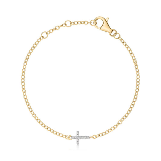 Affair Diamond Cross Chain Bracelet