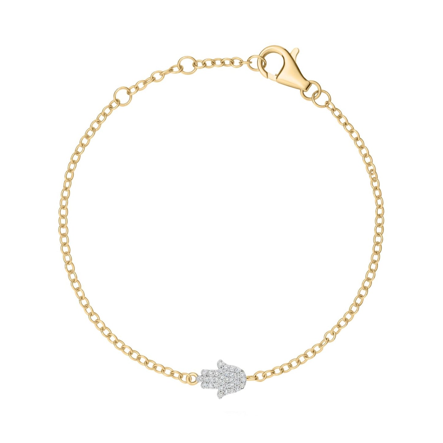 Affair Diamond Hamsa Chain Bracelet