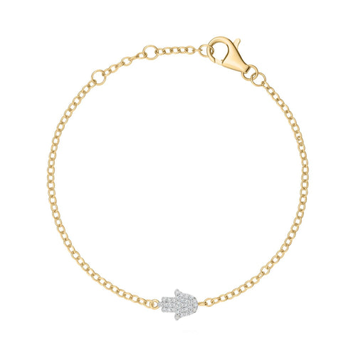 Affair Diamond Hamsa Chain Bracelet