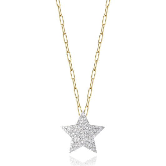 Affair Large Diamond Infinity Star Necklace