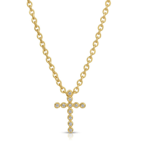 Nesting Gem Collection Diamond Cross Necklace