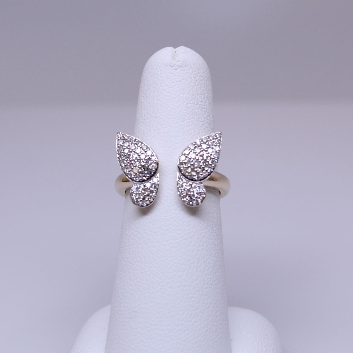 Symphony Open Butterfly Medium Diamond Ring
