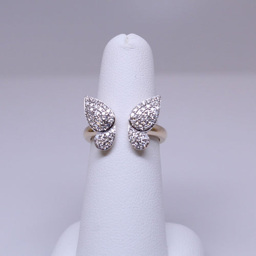 Symphony Open Butterfly Medium Diamond Ring
