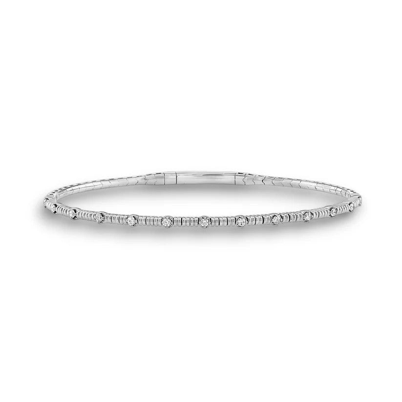 Flexible Diamond Station Bracelet