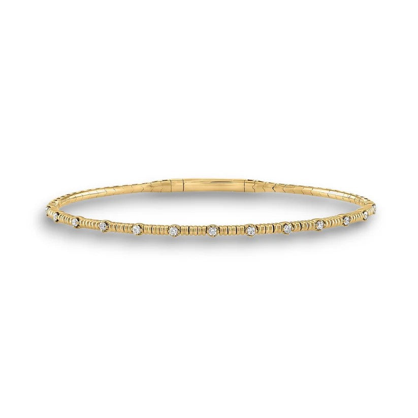Flexible Diamond Station Bracelet