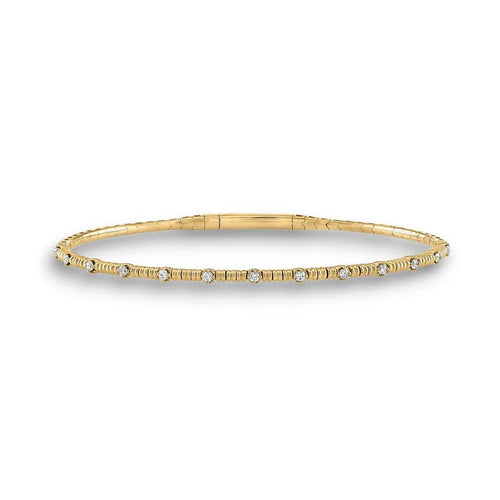 Flexible Diamond Station Bracelet