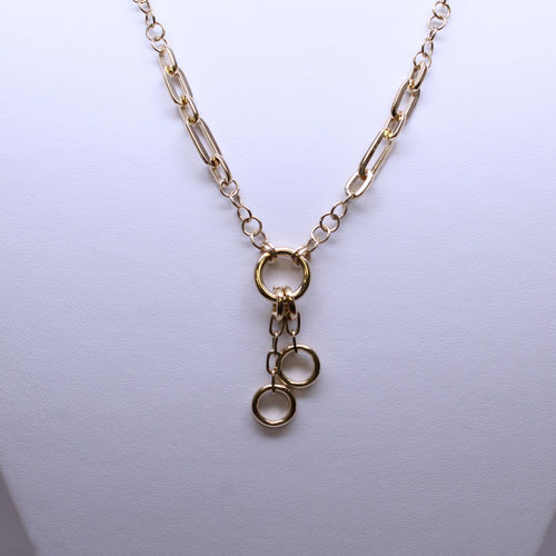 High Polish and Link Necklace