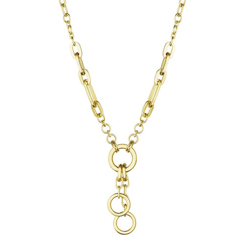 High Polish and Link Necklace