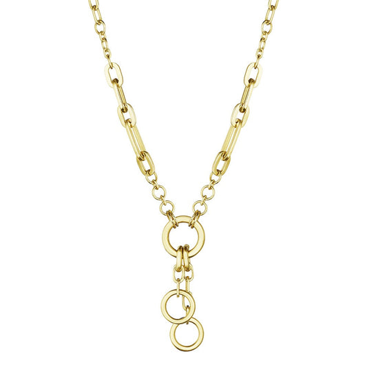 High Polish and Link Necklace