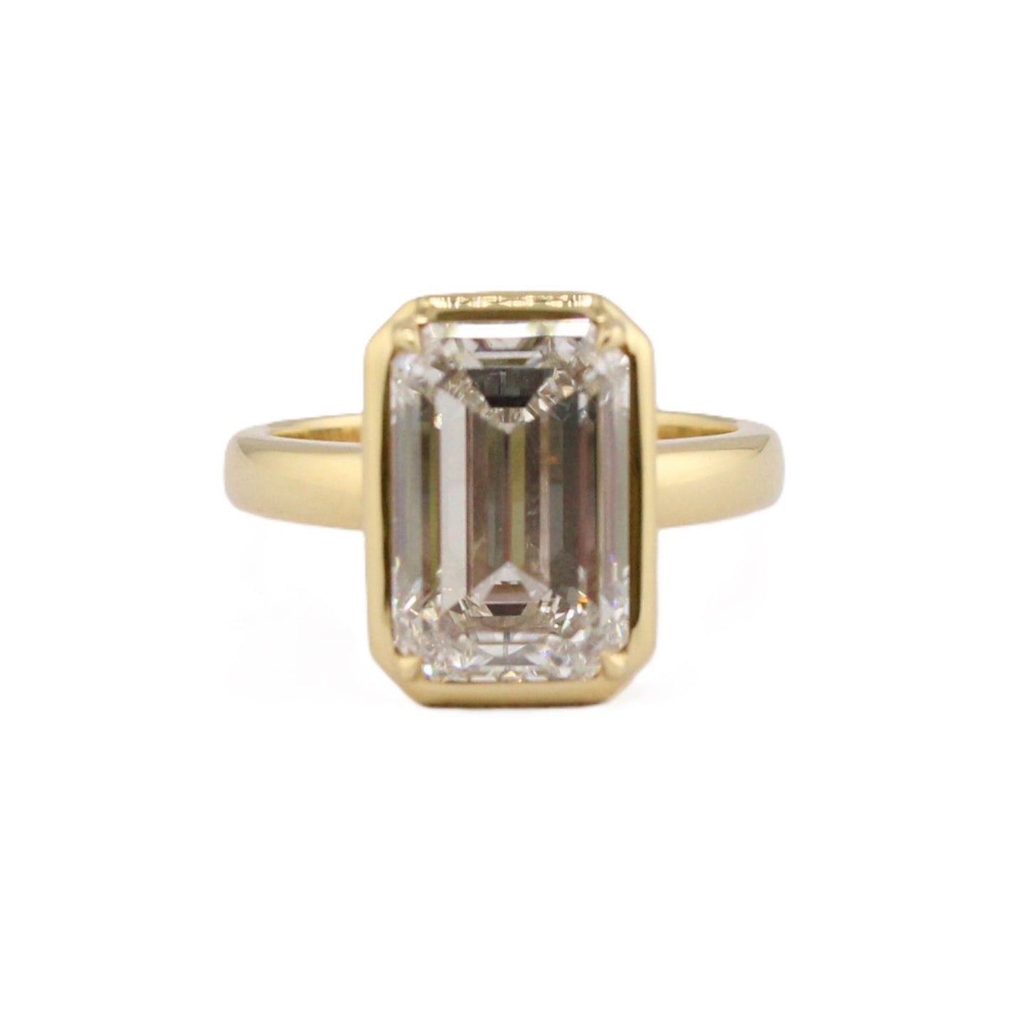 GIA Certified Emerald Cut Diamond Ring