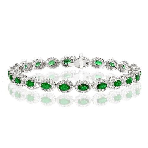 Emerald & Diamond Bracelet
