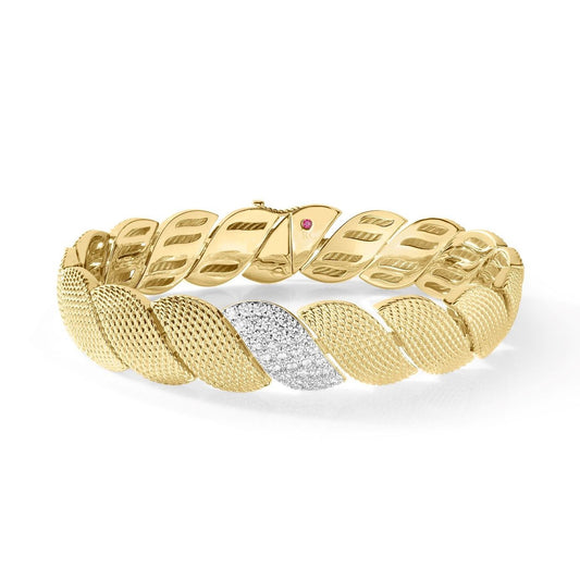 San Marco Textured Diamond Bracelet