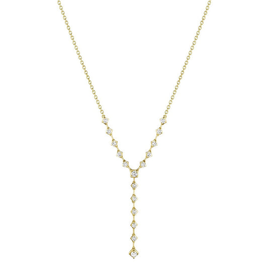 Diamond Y Necklace