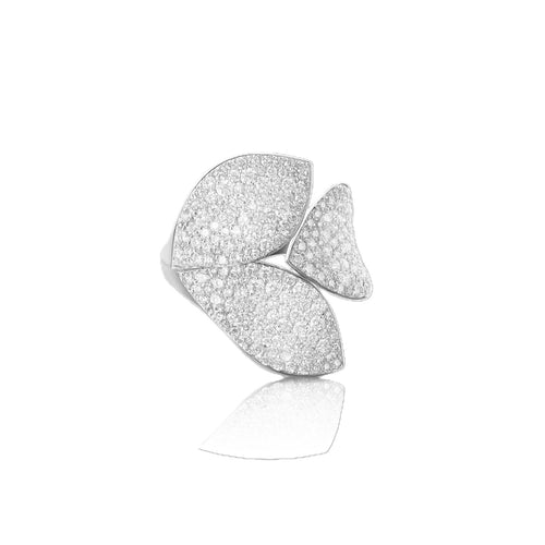 Giardini Segreti Collection Diamond Leaf Ring