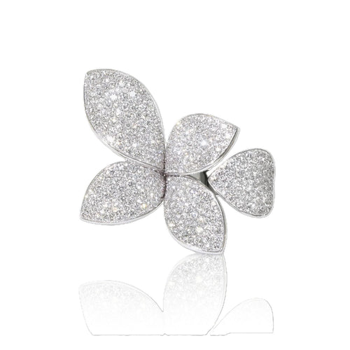 Giardini Segreti Collection Diamond Flower Ring