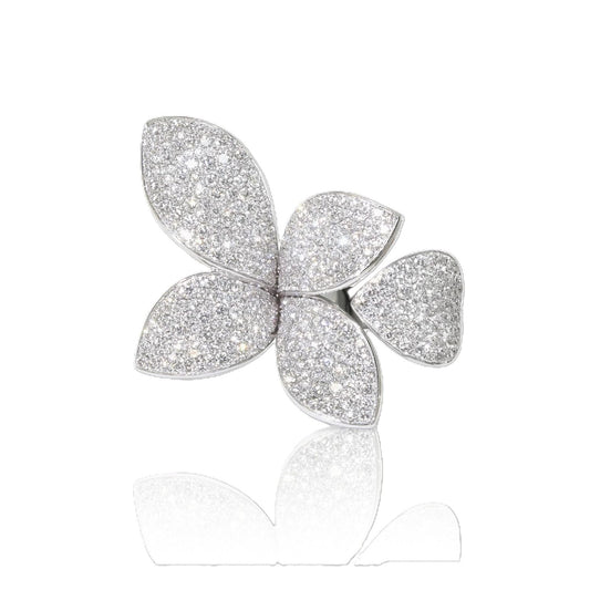 Giardini Segreti Collection Diamond Flower Ring
