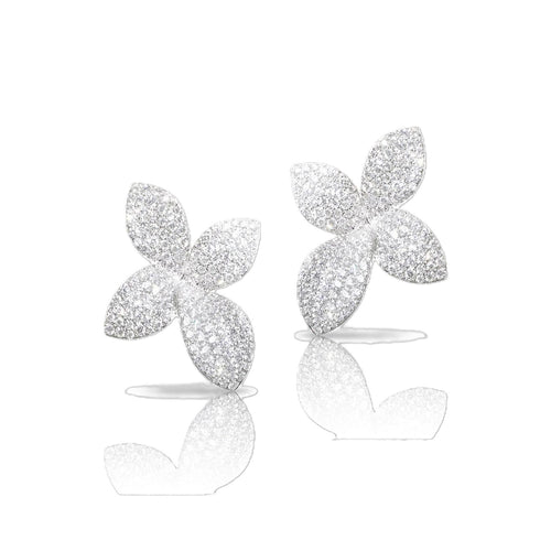 Giardini Segreti Collection Diamond Flower Earrings