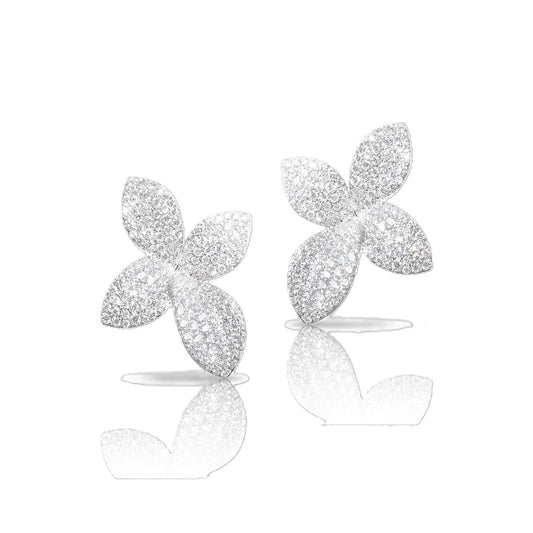 Giardini Segreti Collection Diamond Flower Earrings