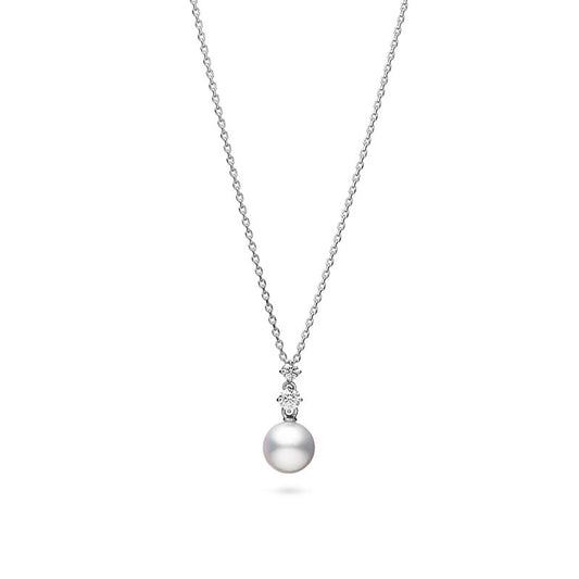 Morning Dew Akoya Cultured Pearl Drop Pendant