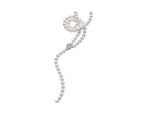 Akoya Cultured Pearl Strand Lariat