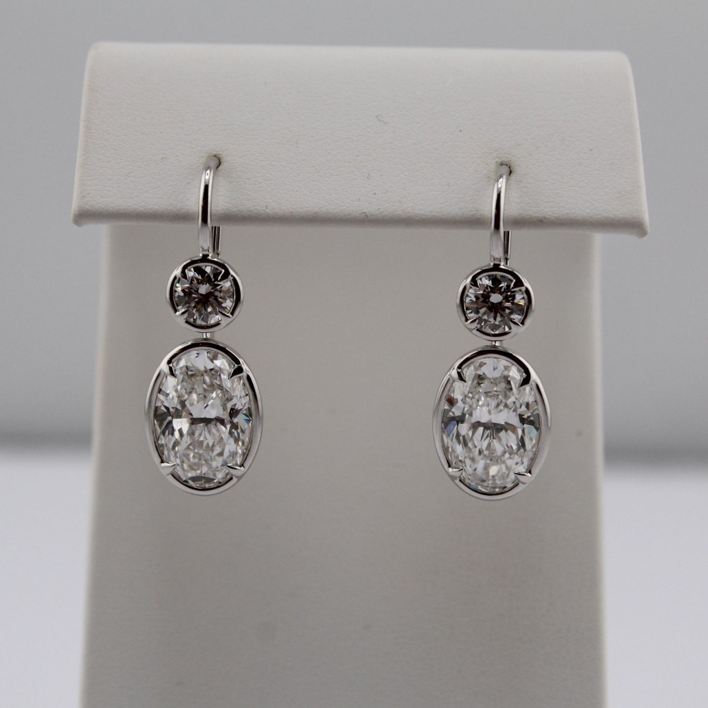 GIA Certified Diamond Drop Earrings