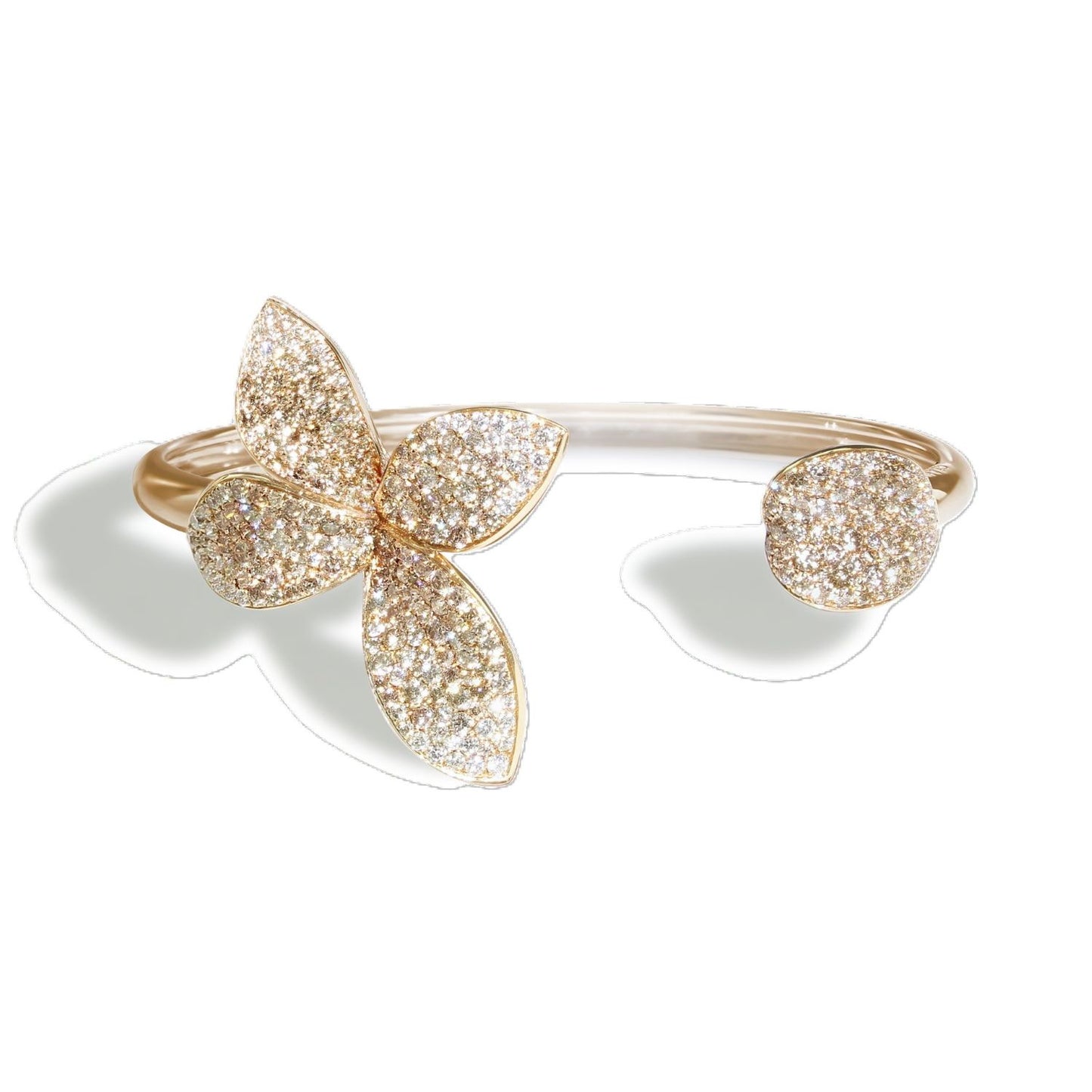 Giardini Segreti Collection Diamond Flower Open Bangle