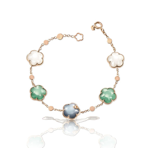 Petit Joli Collection Gemstone Doublet Station Bracelet