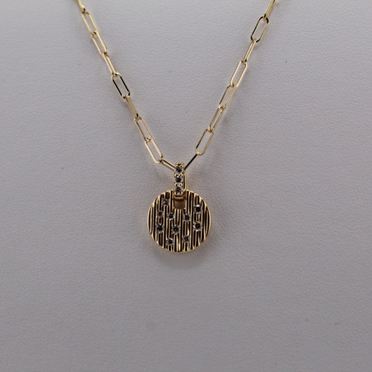 Diamond Pendant Chain Necklace