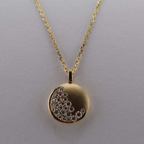 Diamond Pendant Chain Necklace