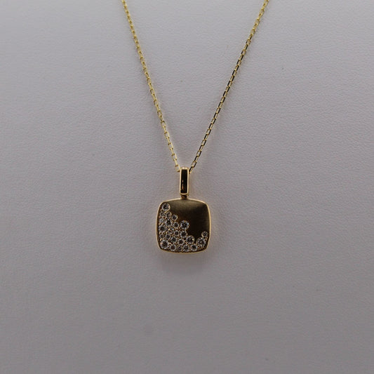 Diamond Pendant Chain Necklace