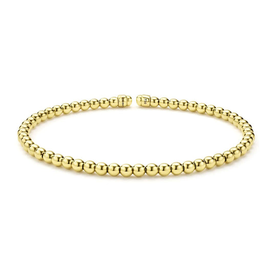 Caviar Gold Collection Beaded Cuff Bracelet