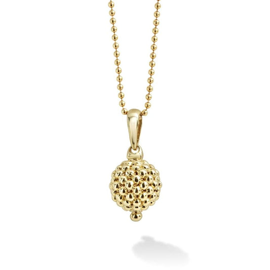 Caviar Gold Collection Beaded Pendant