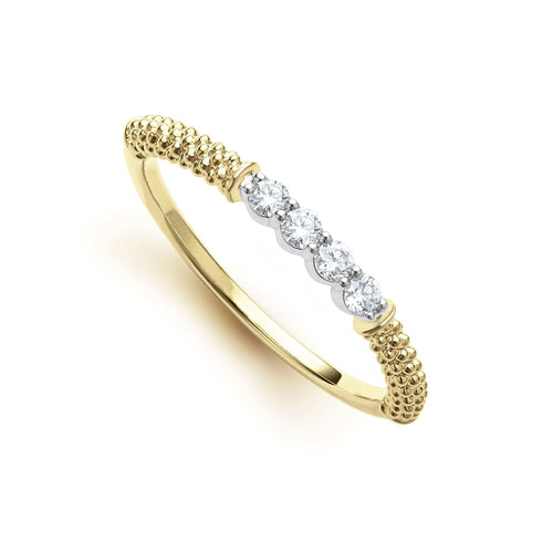 Signature Caviar Collection Diamond Stacking Ring
