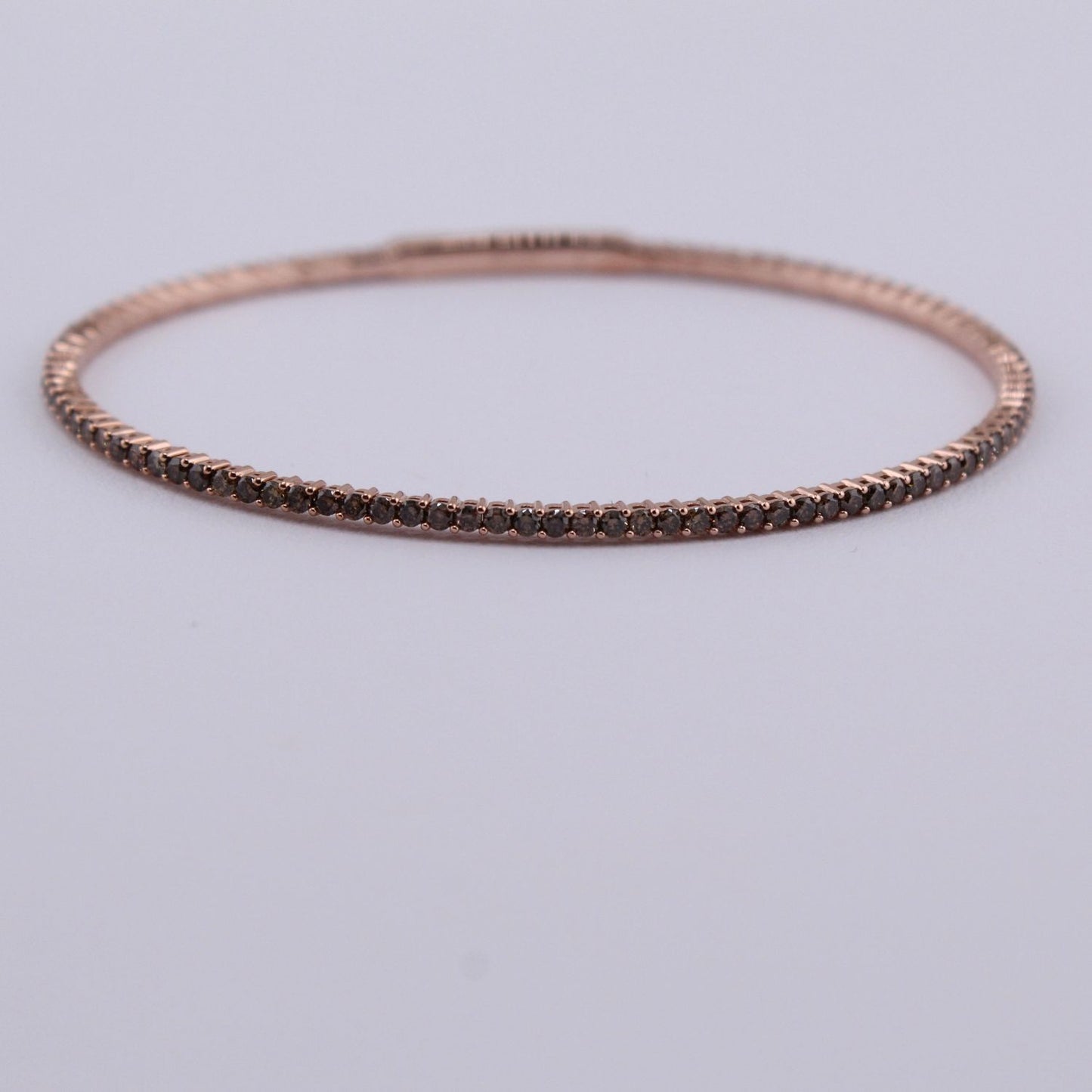 Brown Diamond Flexible Line Bracelet
