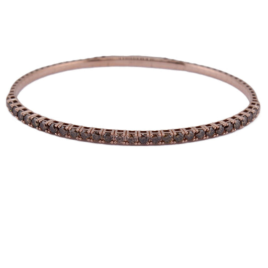 Brown Diamond Flexible Line Bracelet