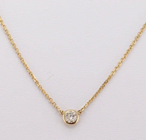 Single Station Diamond Necklace
