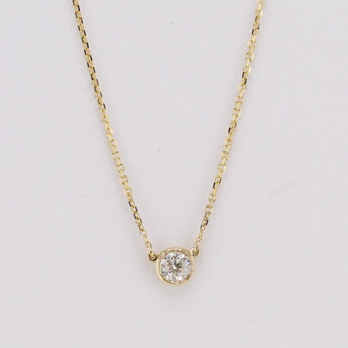 Diamond Single Station Necklace