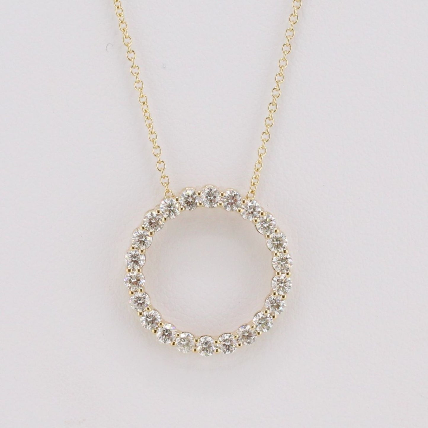 Diamond Circle Pendant
