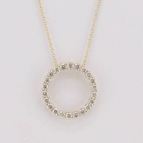 Diamond Circle Pendant