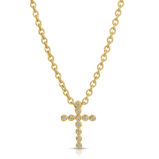 Nesting Gem Collection Diamond Cross Necklace