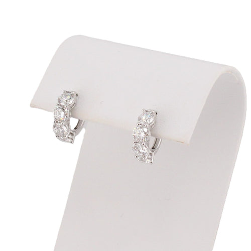 Diamond Hoop Earrings