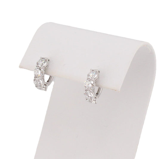 Diamond Hoop Earrings
