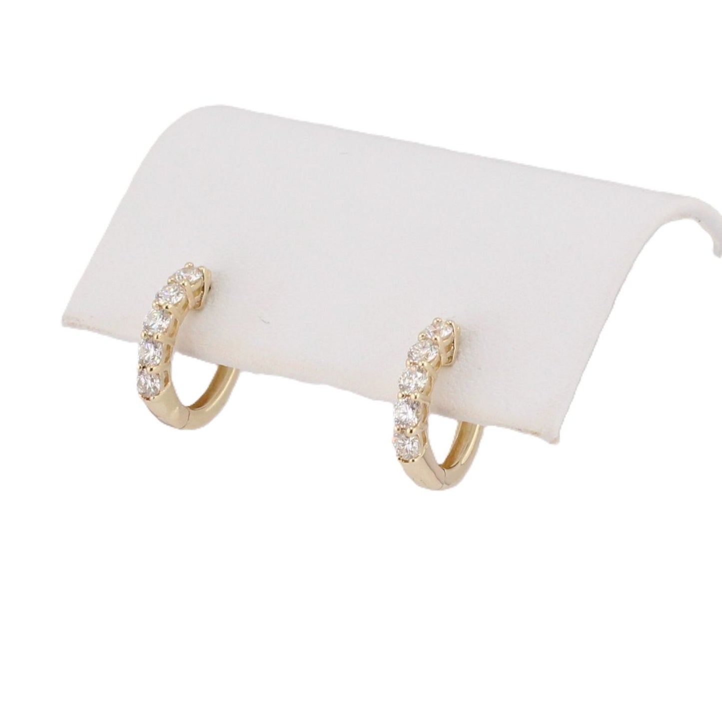 Diamond Hoop Earrings