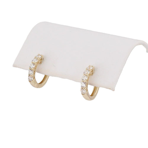 Diamond Hoop Earrings