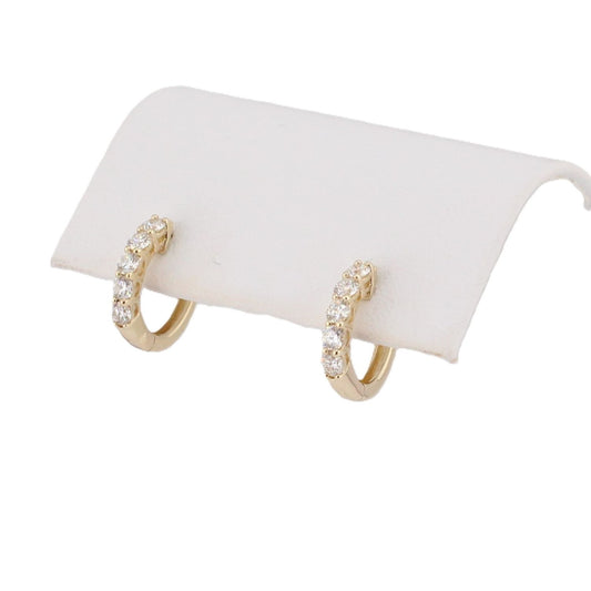 Diamond Hoop Earrings
