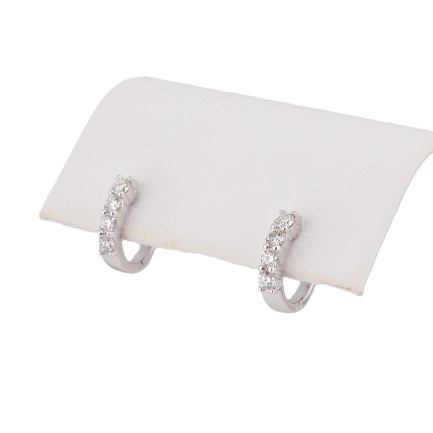 Diamond Hoop Earrings