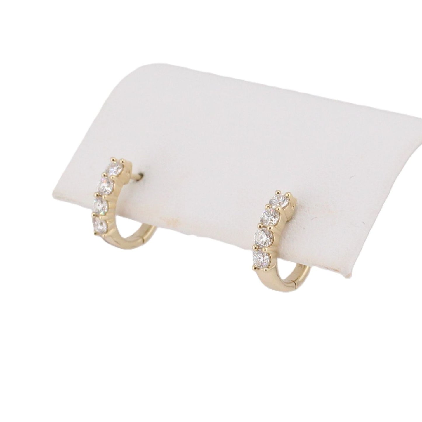 Diamond Hoop Earrings