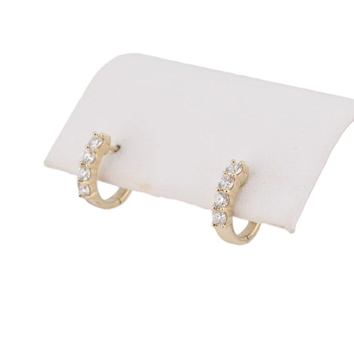 Diamond Hoop Earrings